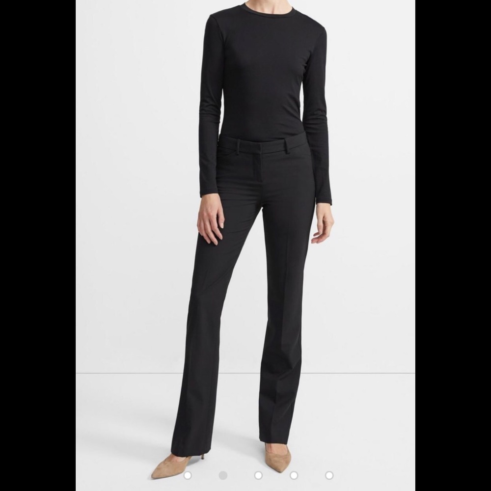 Theory Stretch Wool Relaxed Straight Pant size 2